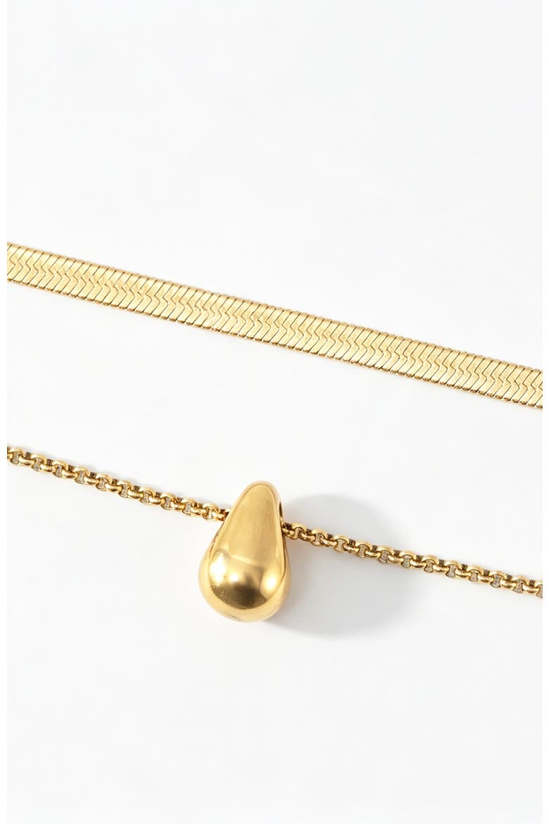 Seraphina Necklace Set, Alternate, color, Gold