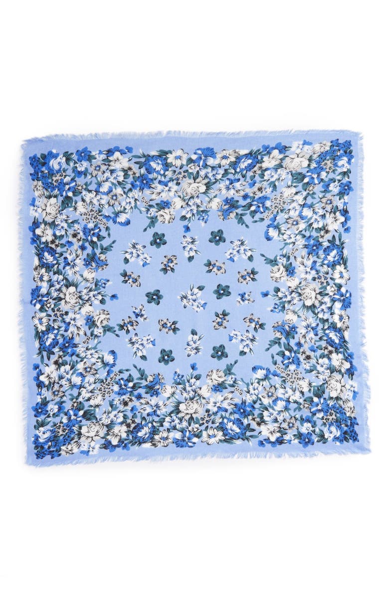 Collection XIIX Floral Handkerchief Scarf, Alternate, color,