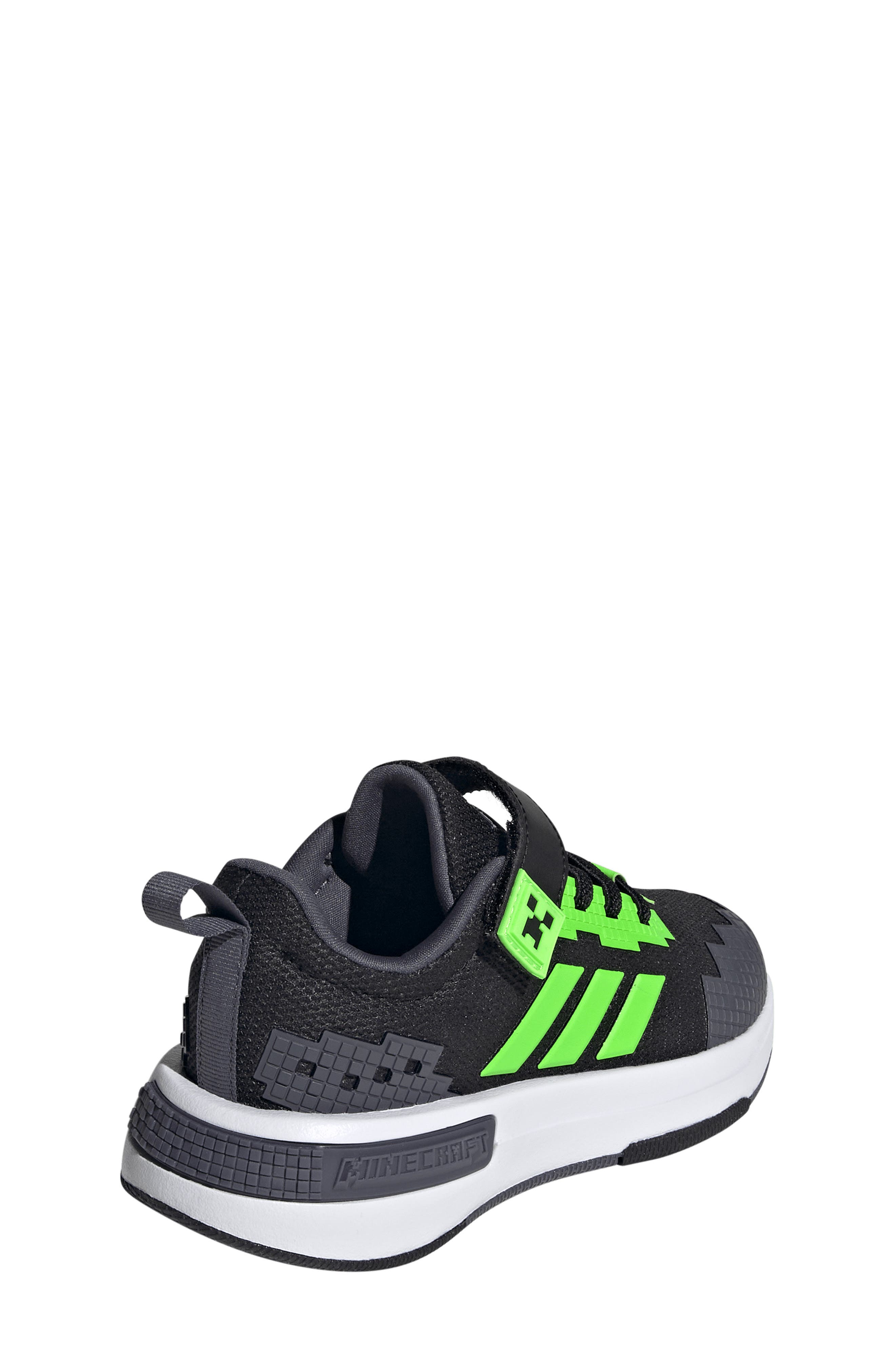 adidas Kids' Minecraft Sneaker, Alternate, color, Black/ White/ Aurora