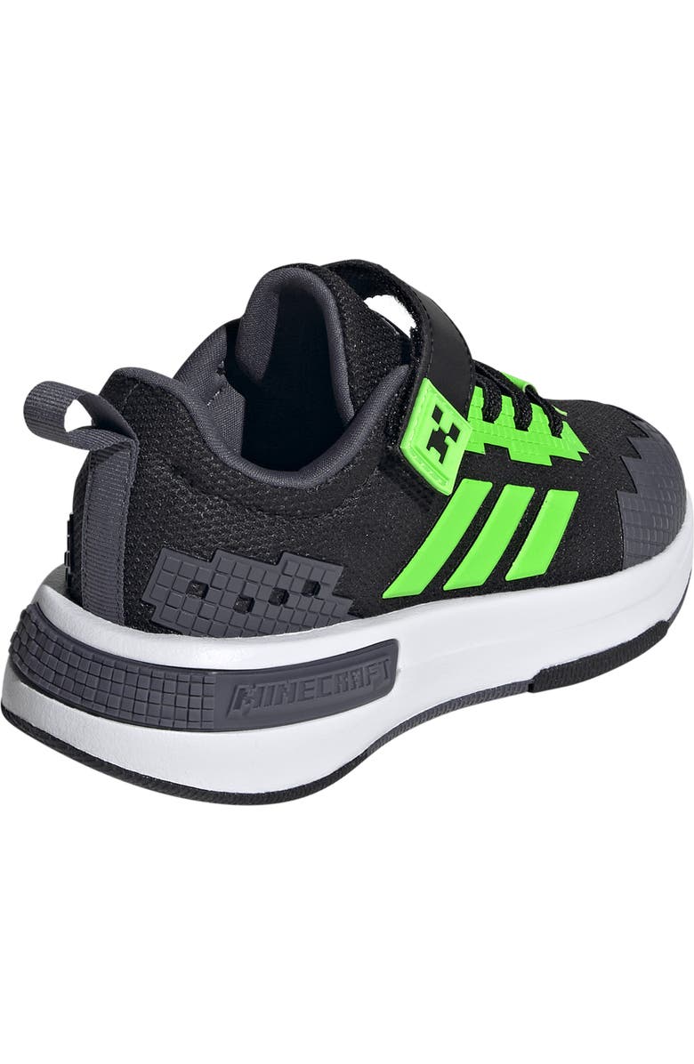 adidas Kids' Minecraft Sneaker, Alternate, color, Black/ White/ Aurora