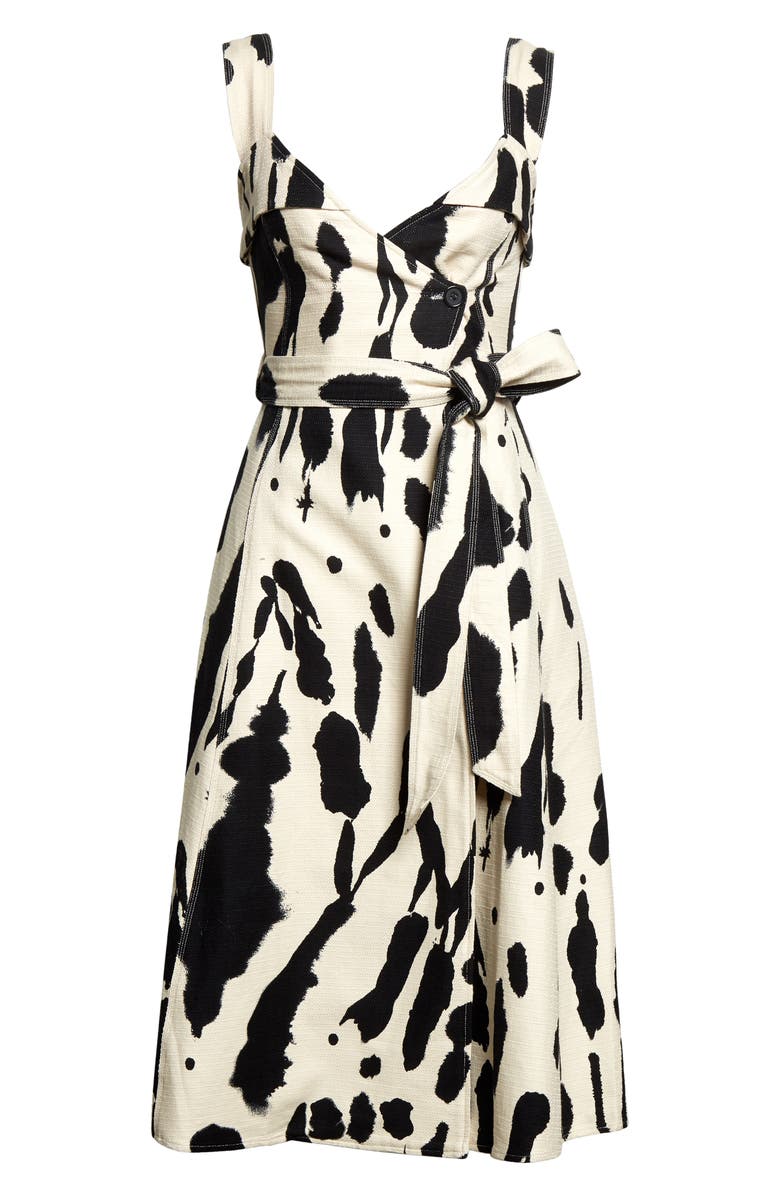 Stine Goya Gina Abstract Print Organic Cotton Dress, Alternate, color,
