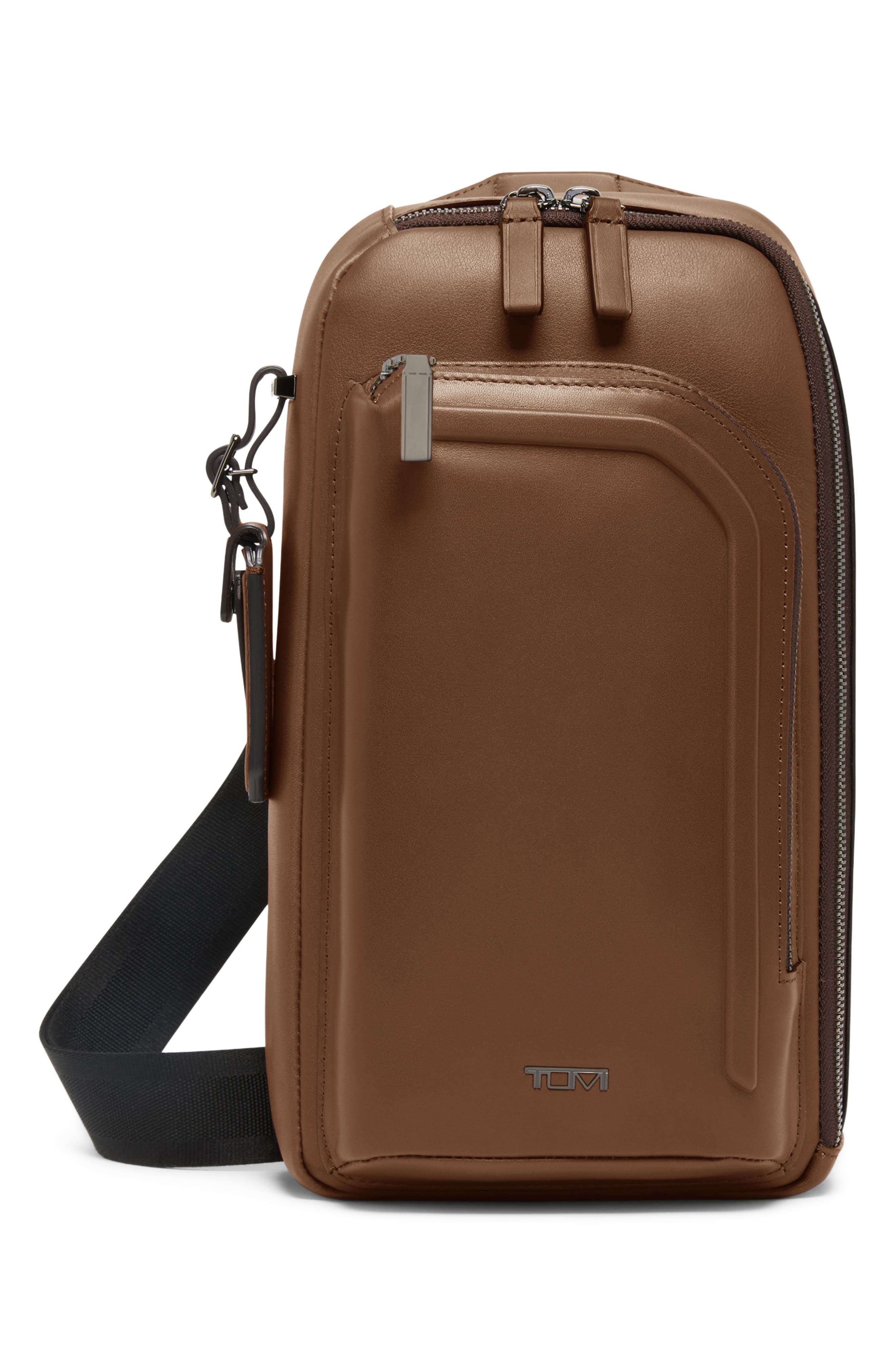 Harrison Gregory Sling Pack, Main, color, COGNAC BOMBE