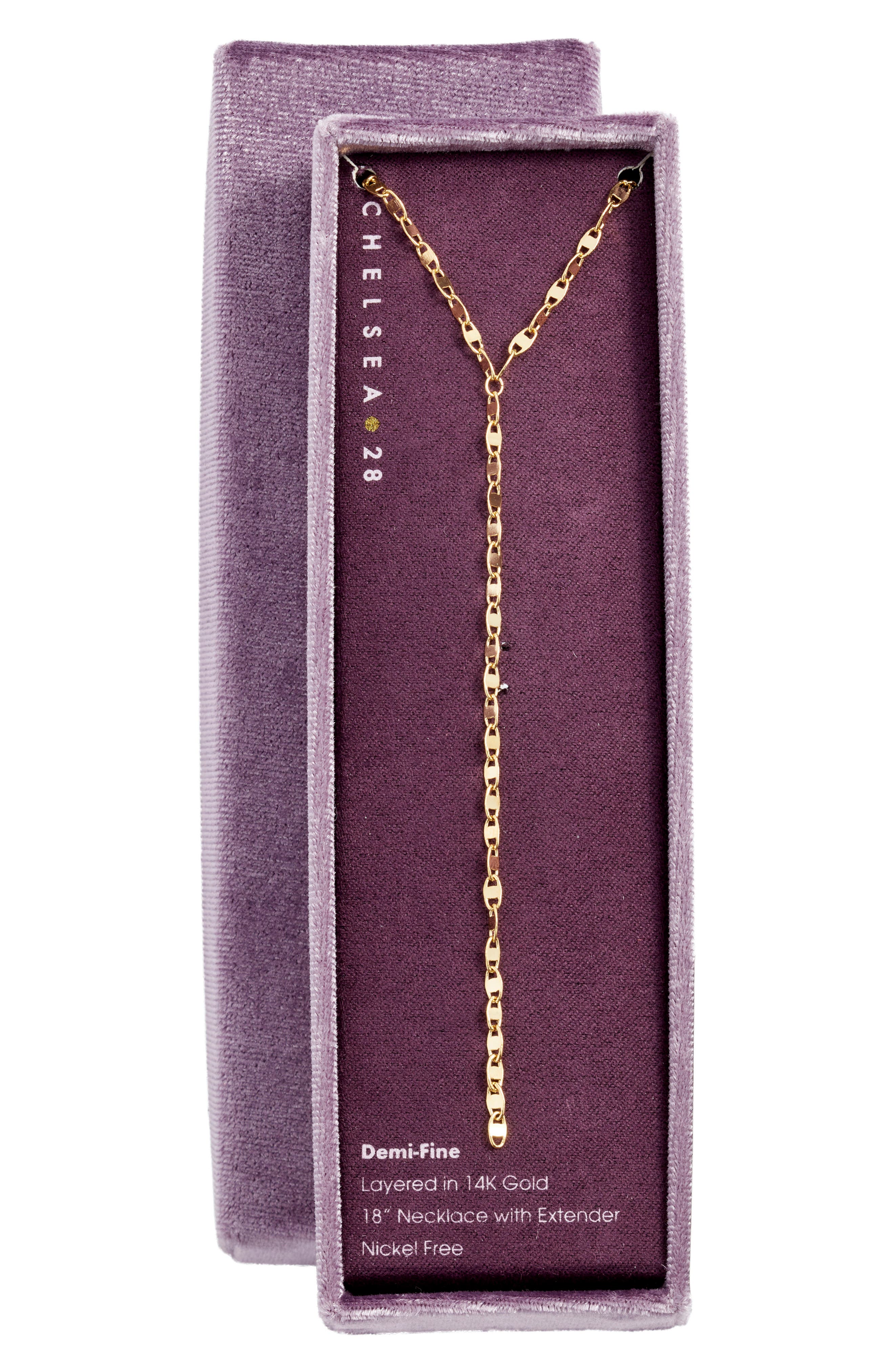 Chelsea28 Demi Fine Shimmer Y-Necklace