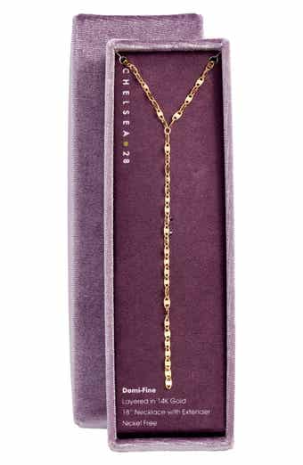 Demi Fine Shimmer Y-Necklace