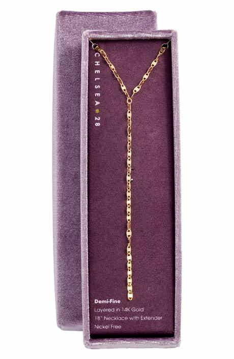Chelsea28 Demi Fine Shimmer Y-Necklace