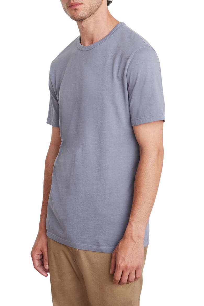 Solid T-Shirt, Alternate, color, PEBBLE BLUE
