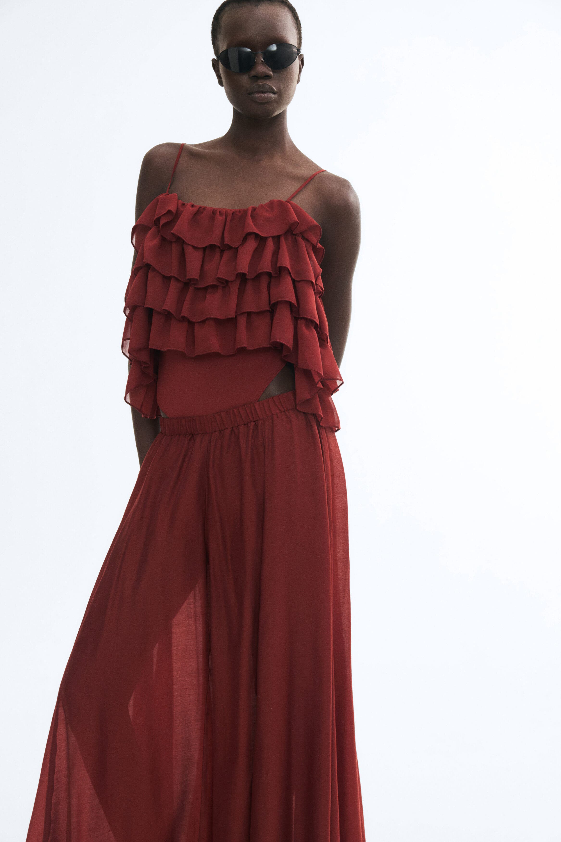 selected Dark red