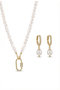selected 18K Gold Plated / White Pearl
