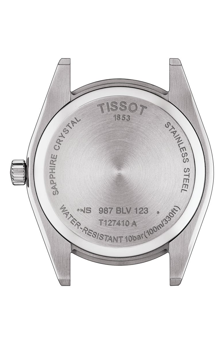 Tissot T-Classic Gentleman Leather Strap Watch, 40mm, Alternate, color, 
