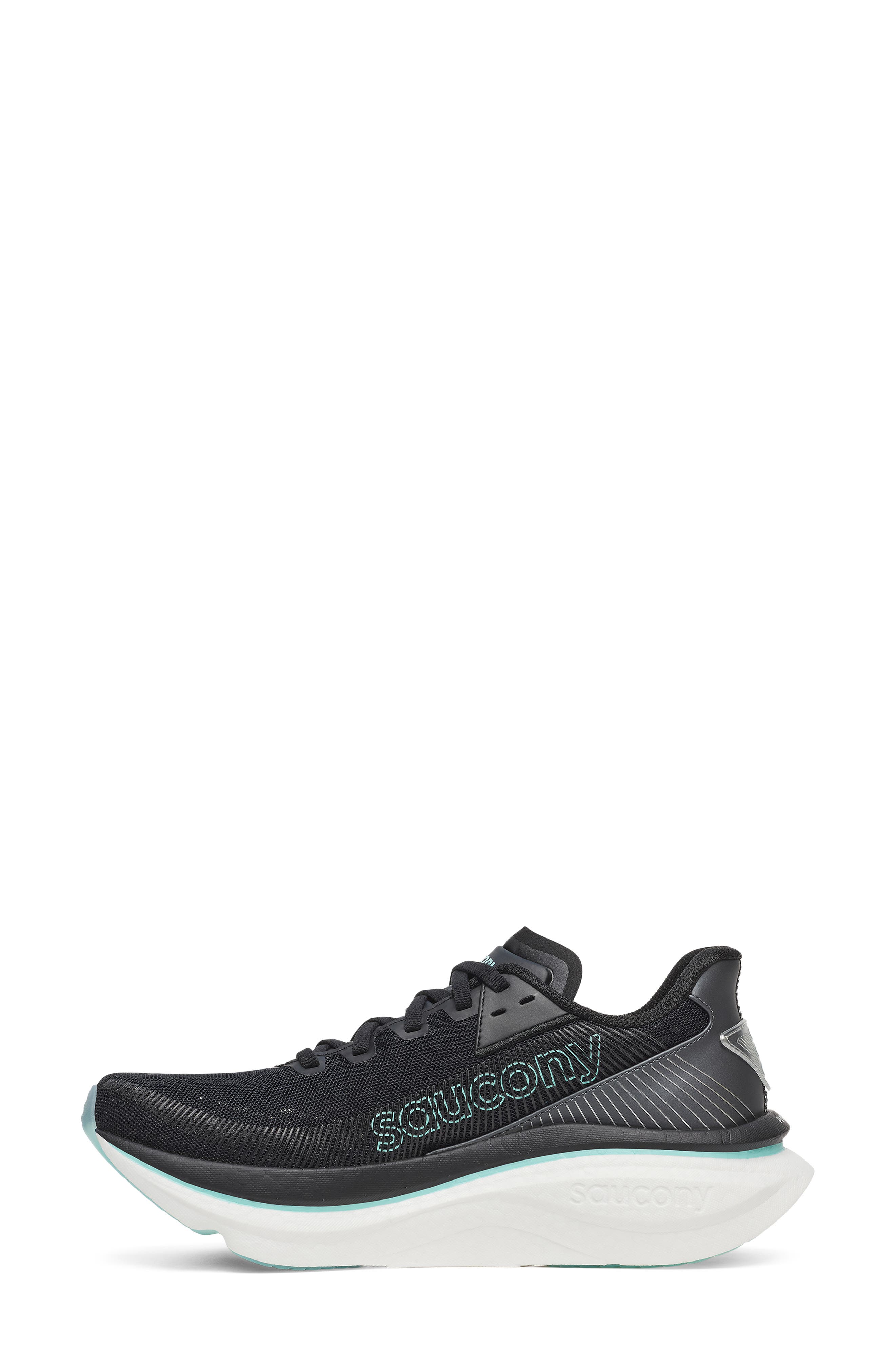 Saucony Endorphin Azura Running Shoe, Alternate, color, Black/ Aqua