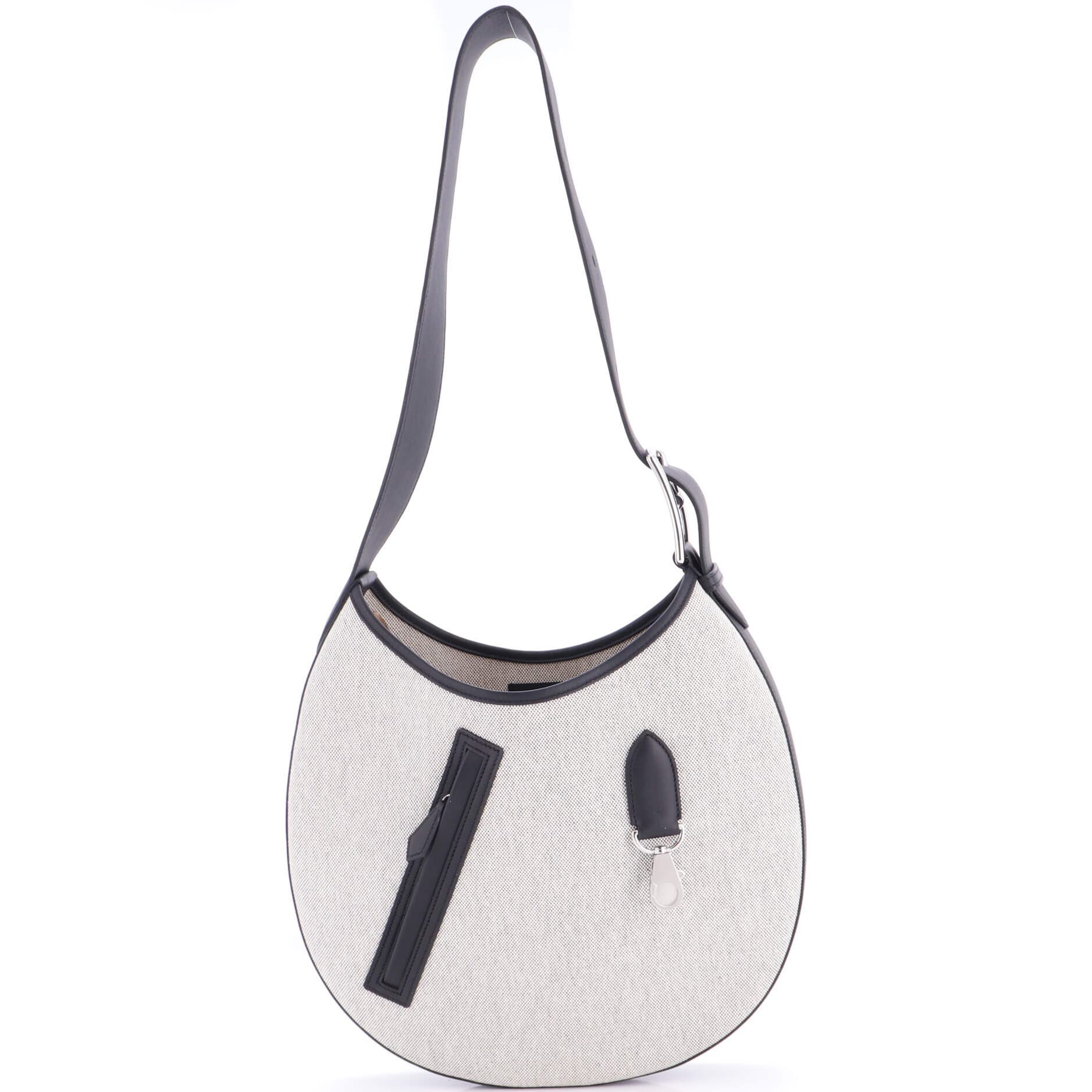 Arcon Bag Toile and Leather, Main, color, Black
