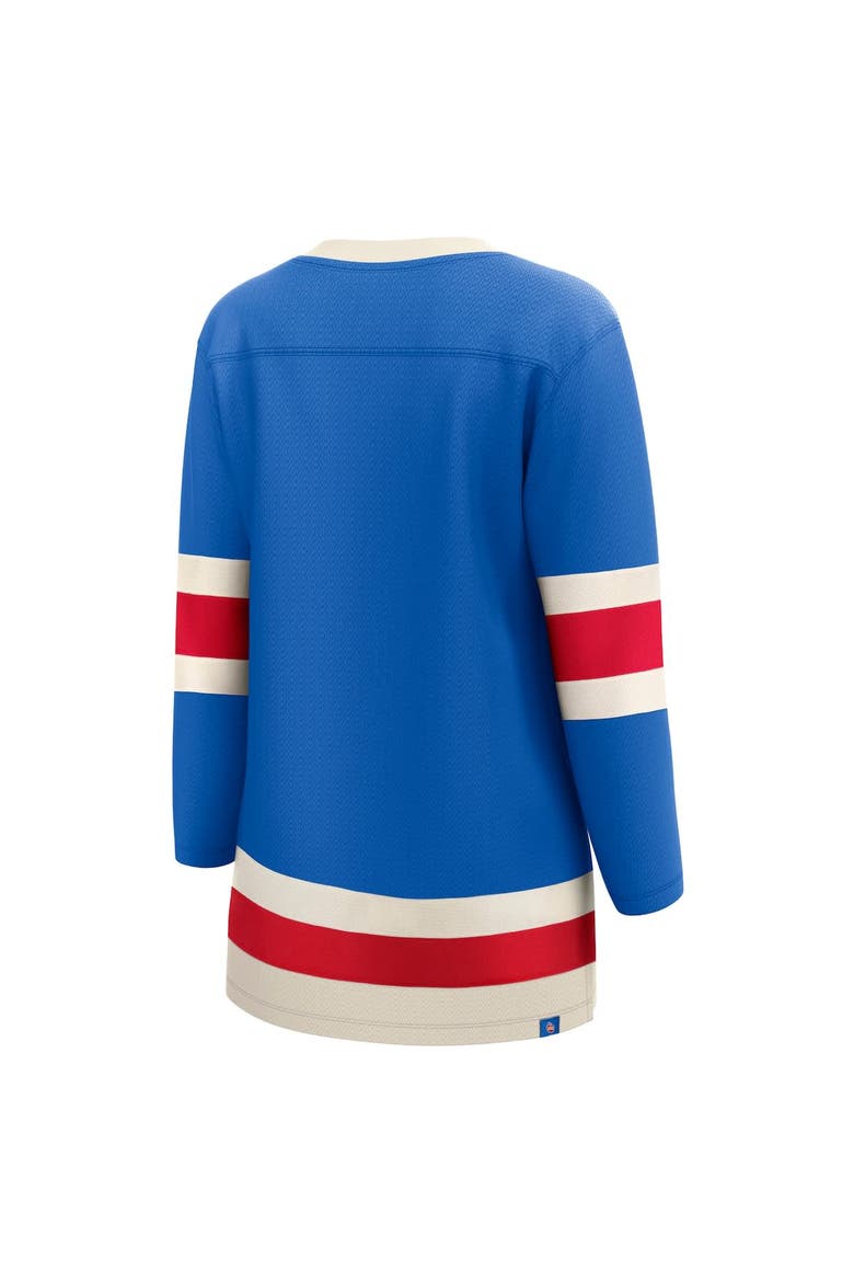 Women's Fanatics  Blue New York Rangers Centennial Breakaway Jersey, Alternate, color, Blue