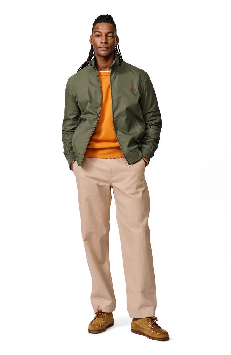 Aubin Authorpe Harrington Bomber Jacket, Alternate, color, Khaki