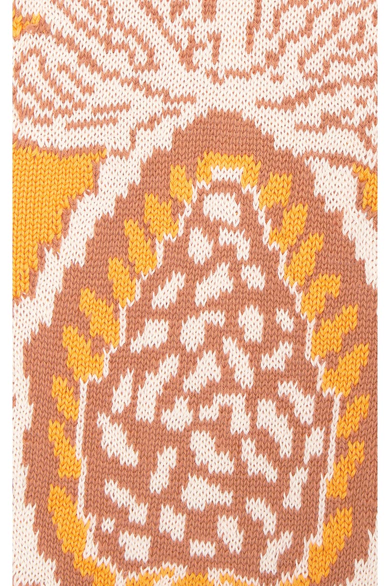 Pineapple Cardigan Ivory, Alternate, color, Ivory