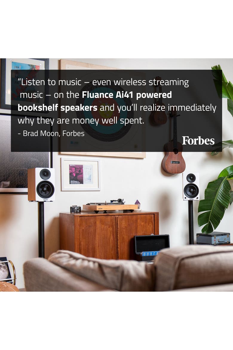 Powered 5'' Stereo Bookshelf Speakers for Turntable, TV PC & Bluetooth 5, Alternate, color, Lucky Bamboo