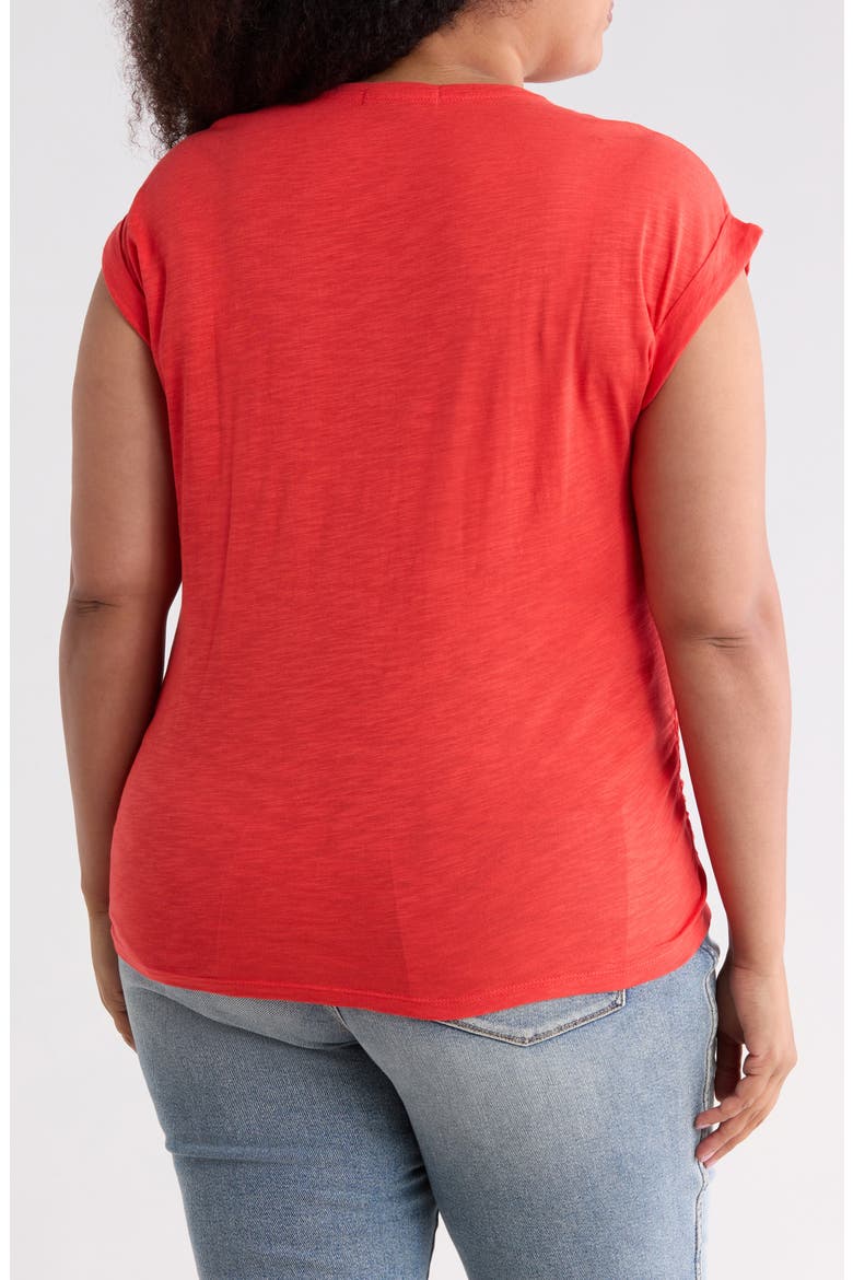 Knotted Muscle Tee, Alternate, color, CAYENNE RED