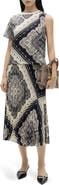 MANGO Paisley Print Asymmetric Top