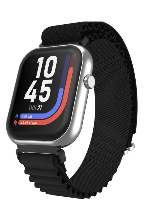 iTouch Air 5 Nylon Strap Smartwatch, 36.8mm x 45.6mm