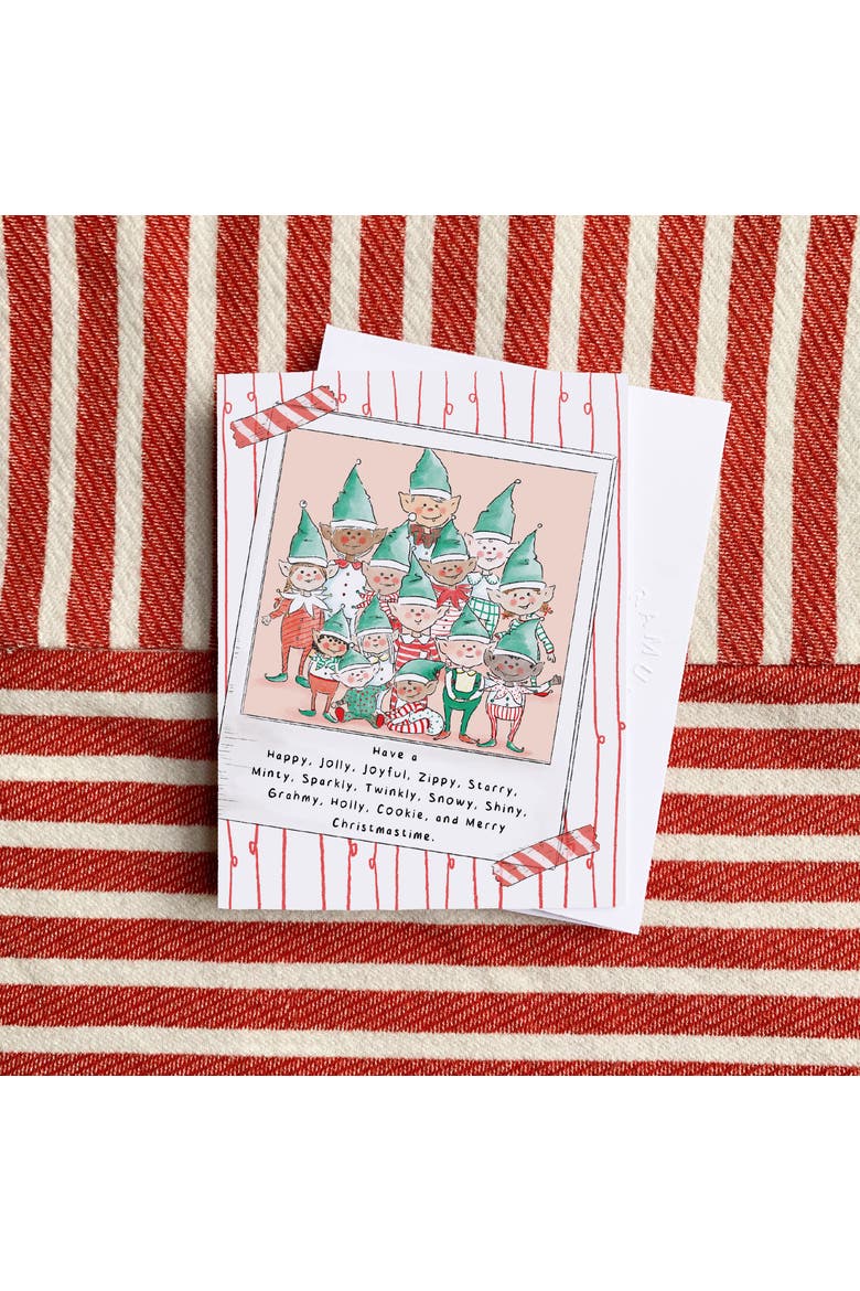 Elf Family Greeting Card Pack Set, Alternate, color, Multi-Pack