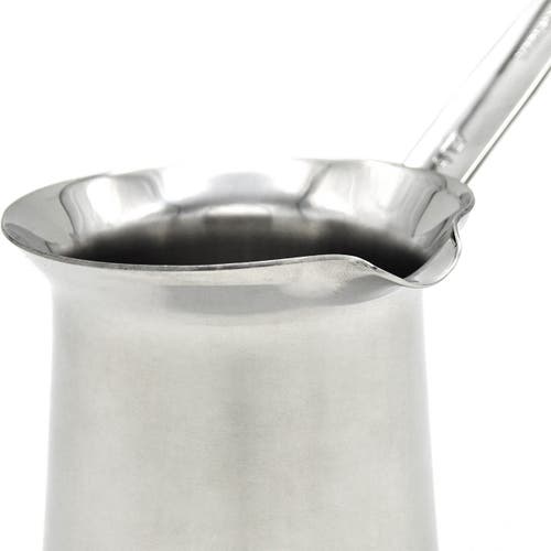 Korkmaz Classic 6 Ounce Stainless Steel Turkish Coffee Pot In Silver