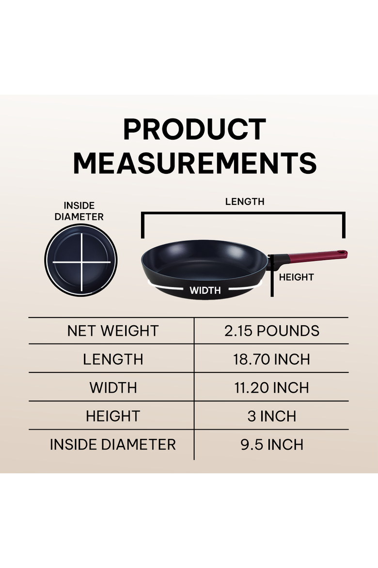 Tasty+ 8" Nonstick Frying Pan Skillet, Alternate, color, 8"