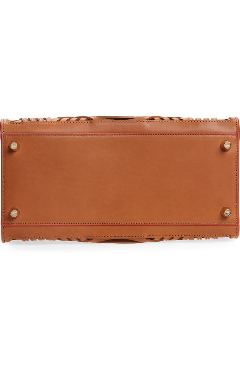 Christian Louboutin Medium Eloise Gaagal Leather Top Handle Bag, Alternate, color, Cuoio