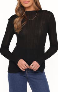 Petal & Pup Delphine Fine Rib Knit Top