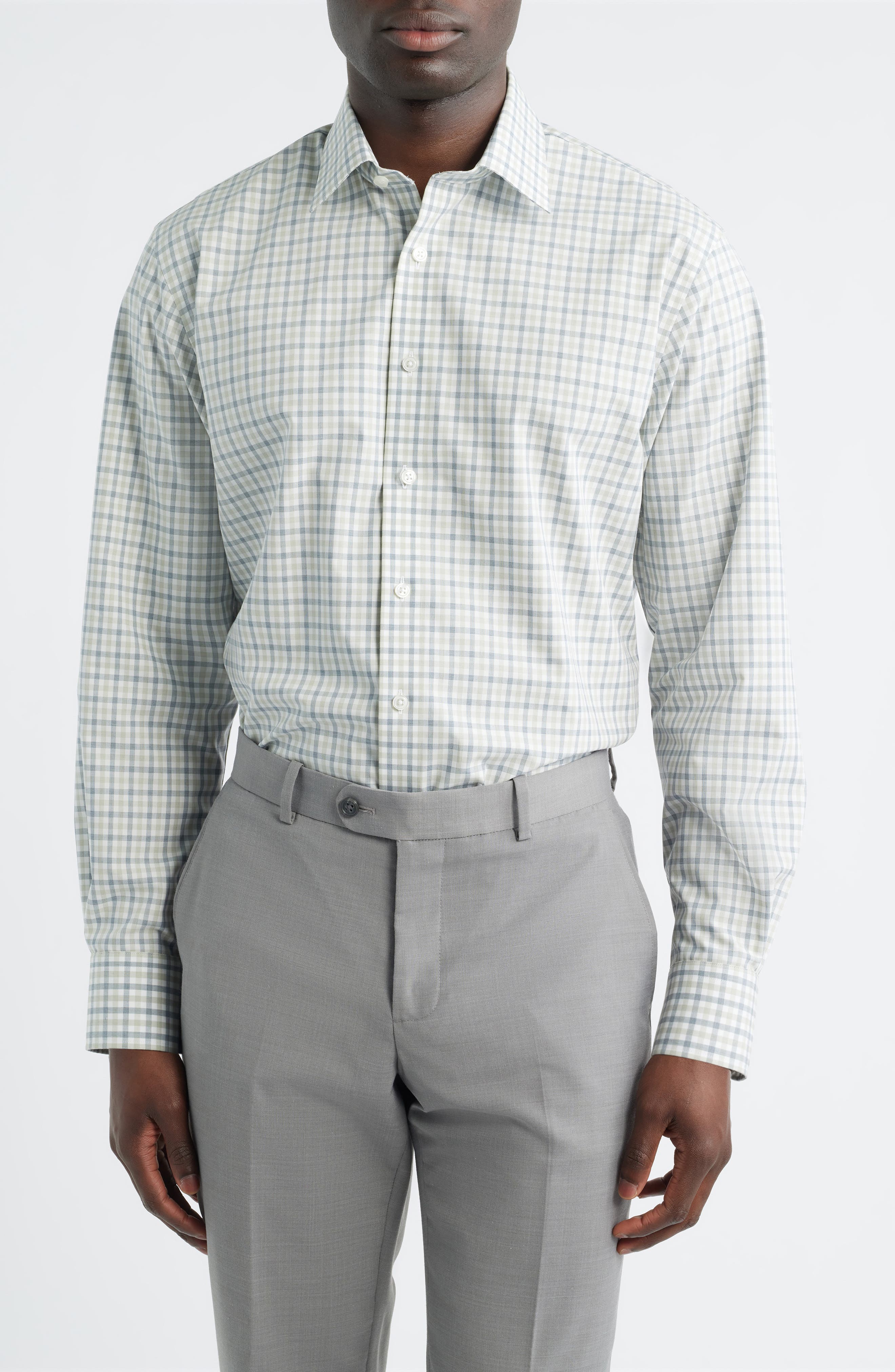 selected GREEN ODRANA GINGHAM