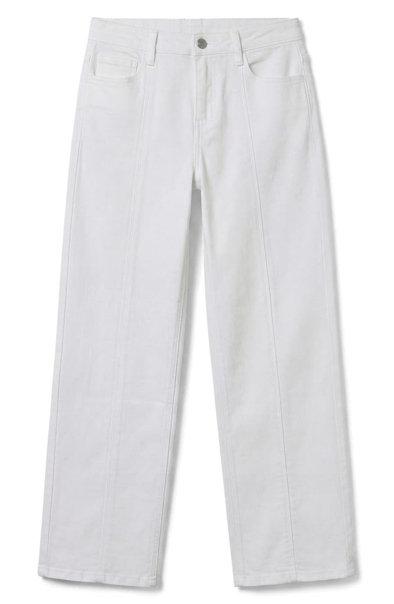 Sanctuary Denim Nixie Slim Straight Leg Jeans, Alternate, color, Chalk