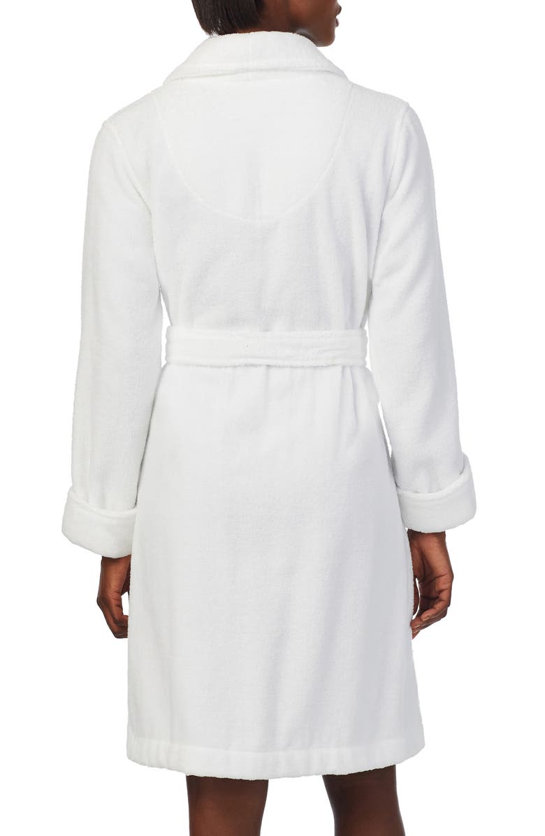 Lauren Ralph Lauren Monogram Tie Waist Terry Robe | Nordstrom
