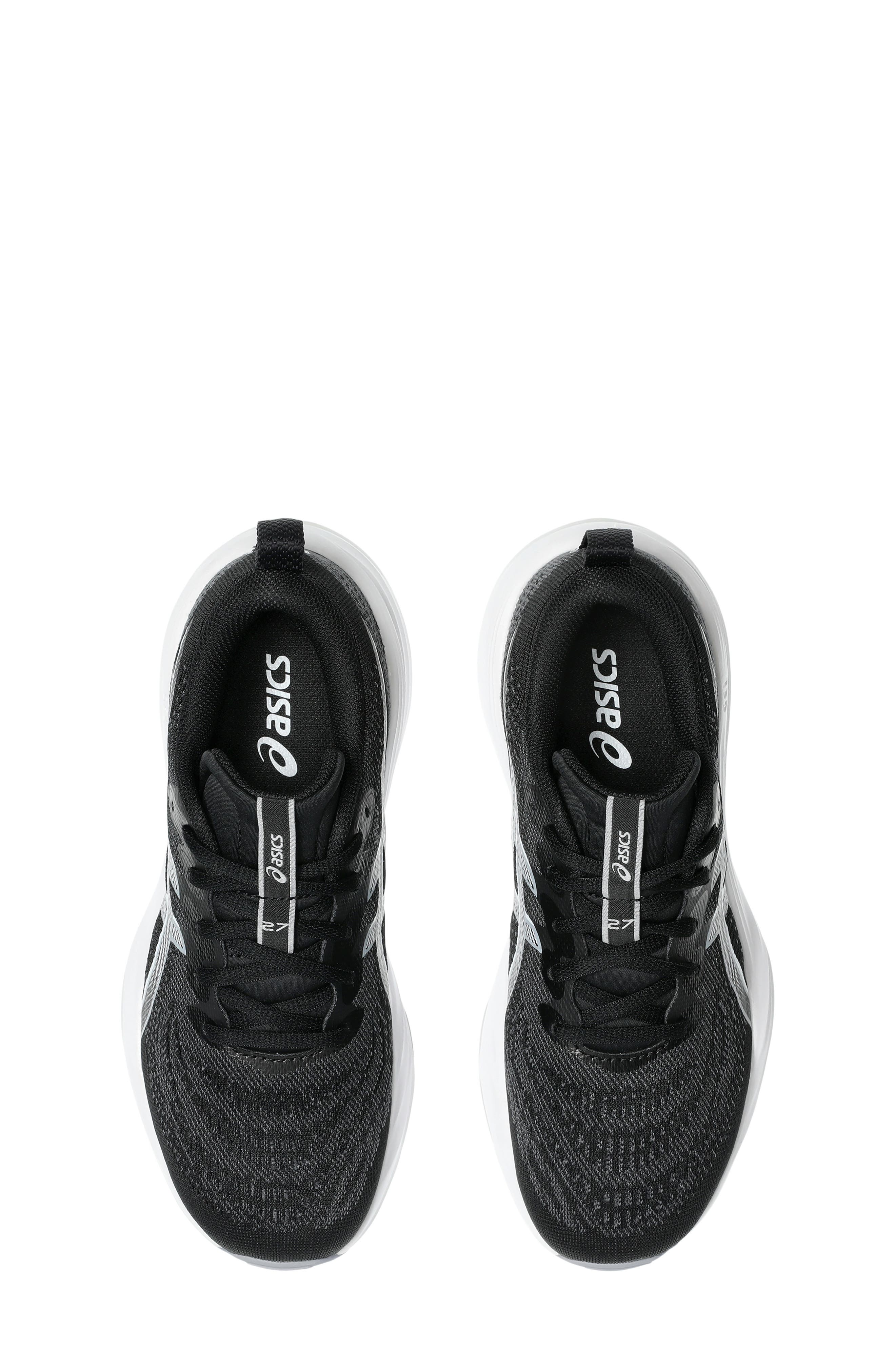 ASICS<sup>®</sup> Kids' GEL-CUMULUS<sup>®</sup> 27 Grade School Running Shoe, Alternate, color, Black/ White