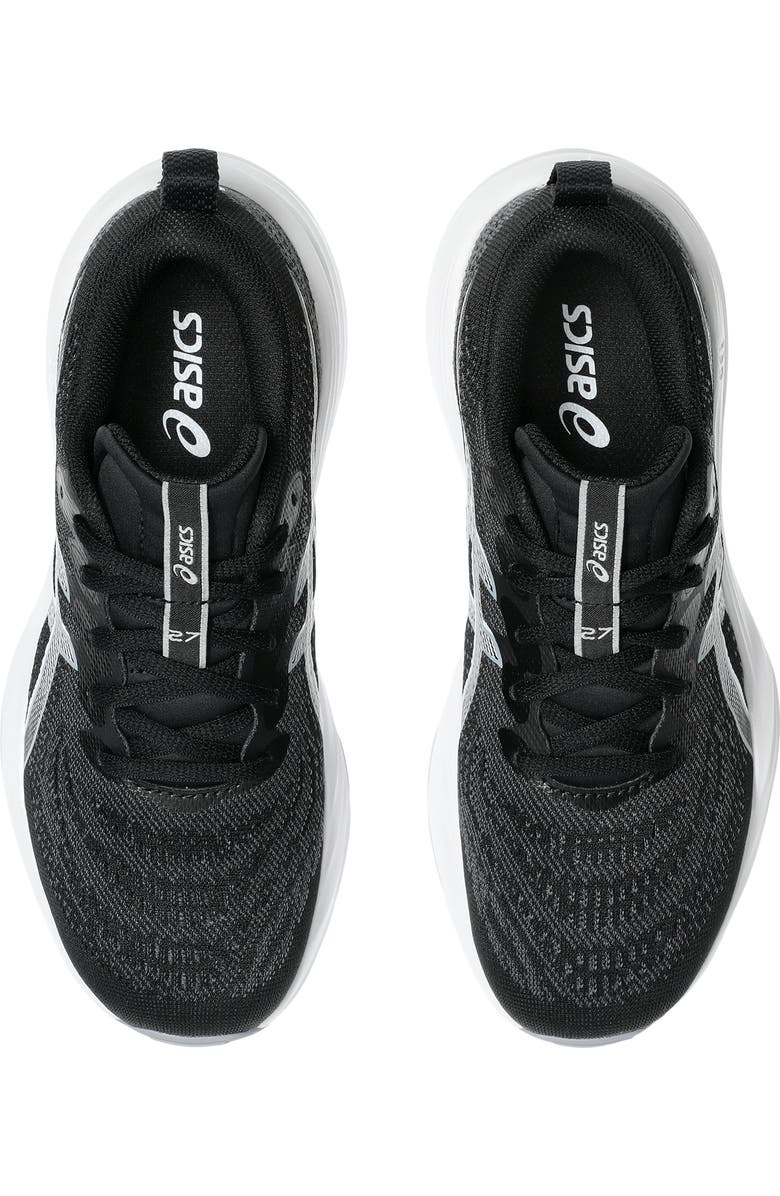 ASICS<sup>®</sup> Kids' GEL-CUMULUS<sup>®</sup> 27 Grade School Running Shoe, Alternate, color, Black/ White