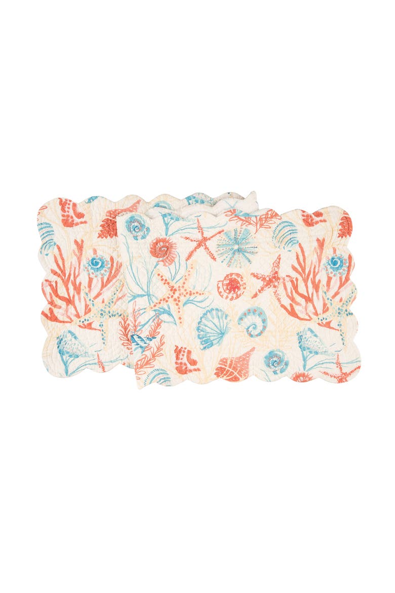 Shelly Shores Table Runner 14" x 51", Main, color, Blue