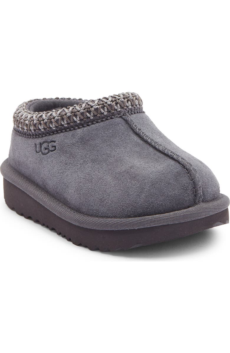 UGG<sup>®</sup> Kids' Tasman II Water Resistant Slipper, Main, color, Obsidian