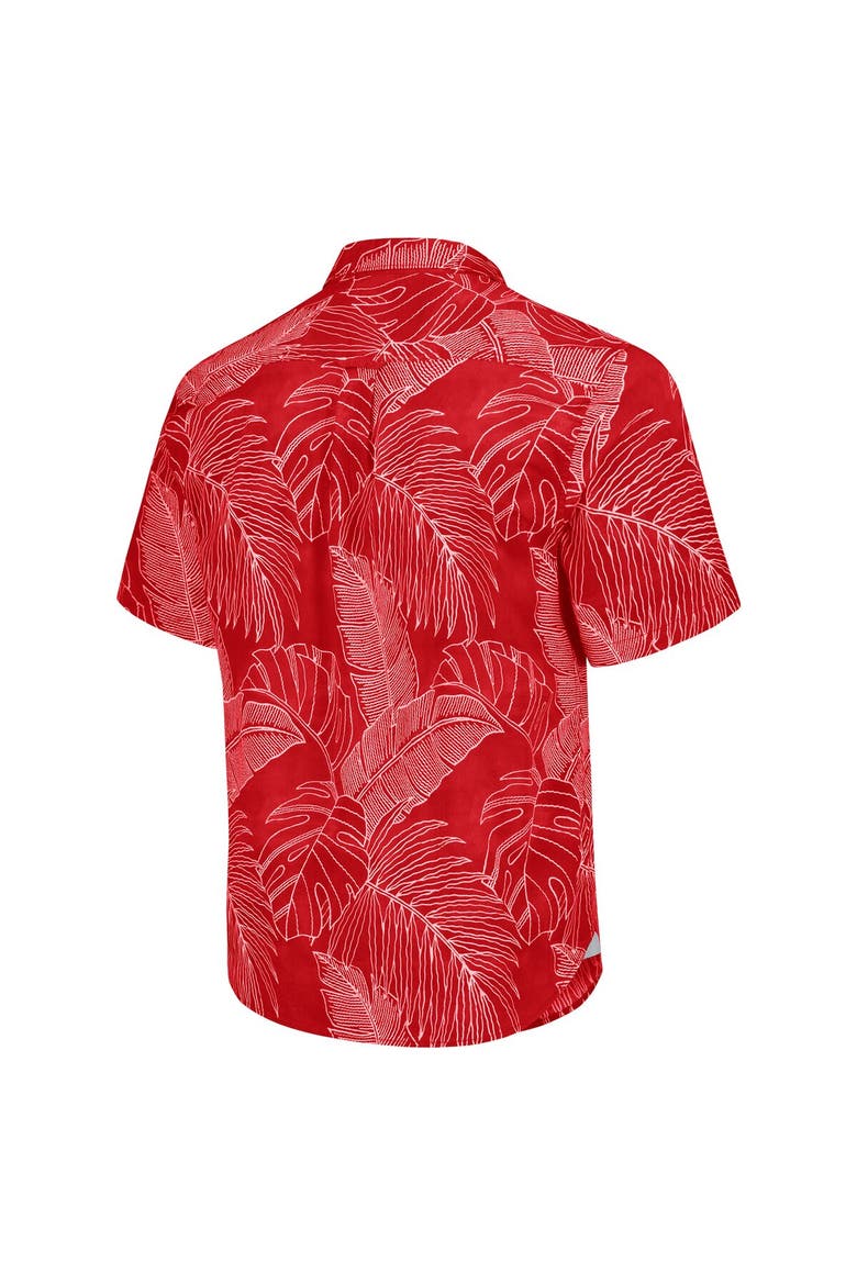 Men's Tommy Bahama Red Kansas City Chiefs Sport Vine Line Button-Down Shirt, Alternate, color, Red