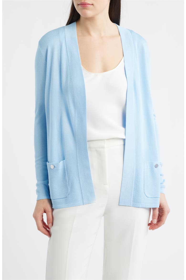 Malibu Open Front Cardigan, Main, color, LAKESHORE