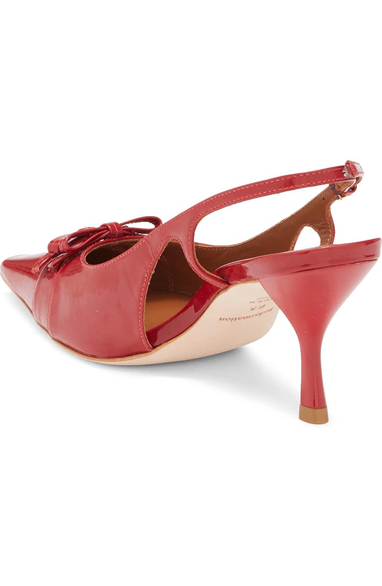 Reformation Noreen Slingback Pump, Alternate, color, Scarlet Patent
