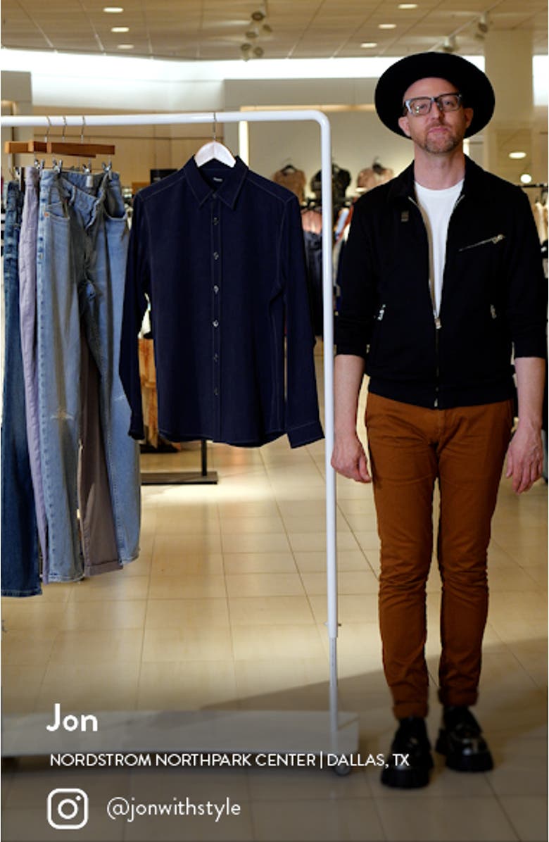 Hugh Tencel<sup>®</sup> Lyocell Button-Up Shirt, sales video thumbnail