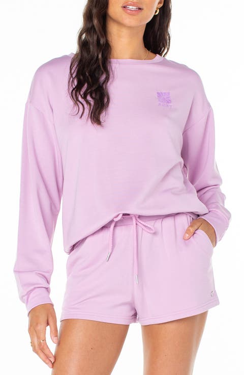 Surfing by Moonlight Embroidered Graphic Sweatshirt