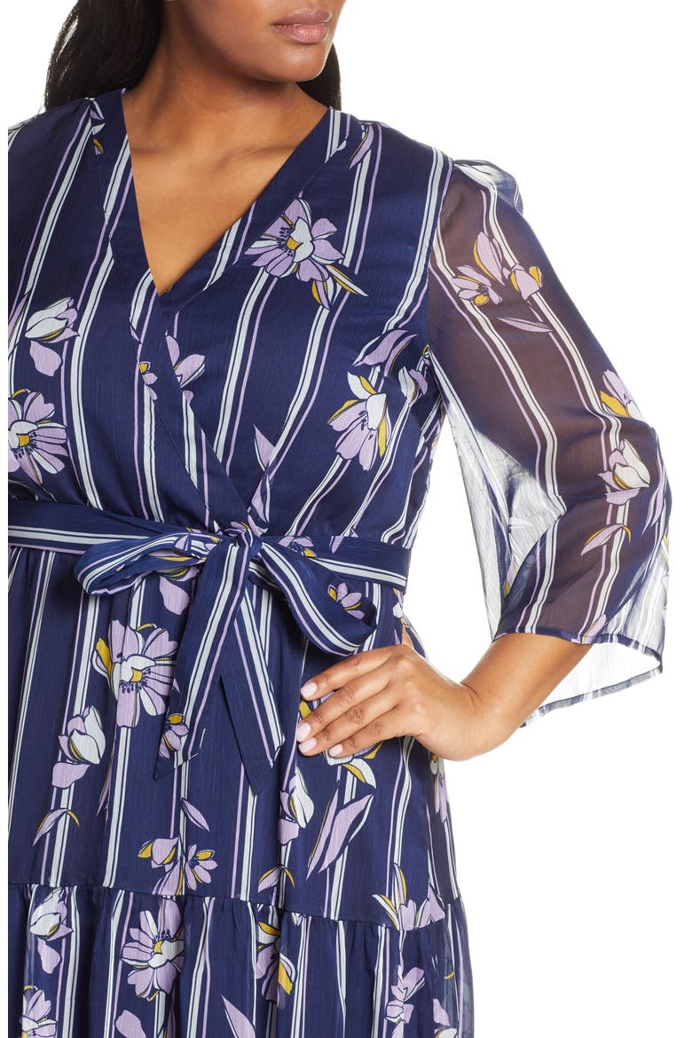 Floral Maxi Dress, Alternate, color, FLORAL CHRONICLES W/ STRIPES