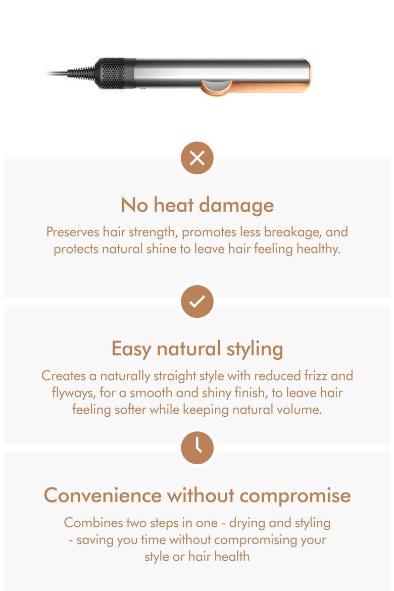 Airstrait™ Hair Straightener - Refurbished, Alternate, color, NICKEL/ COPPER