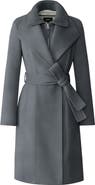 Mackage Norita Belted Double Face Wool Coat with Wool Blend Bib
