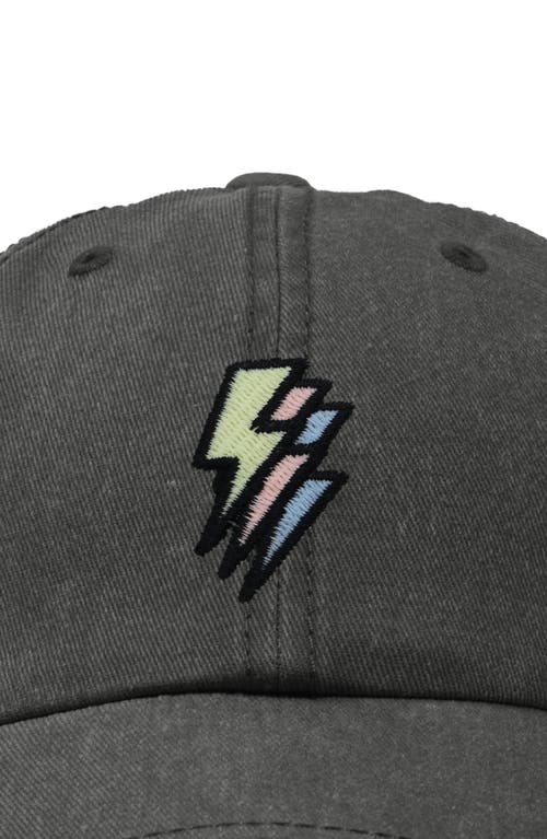 Dalix Lightning Cap In Washed Gray