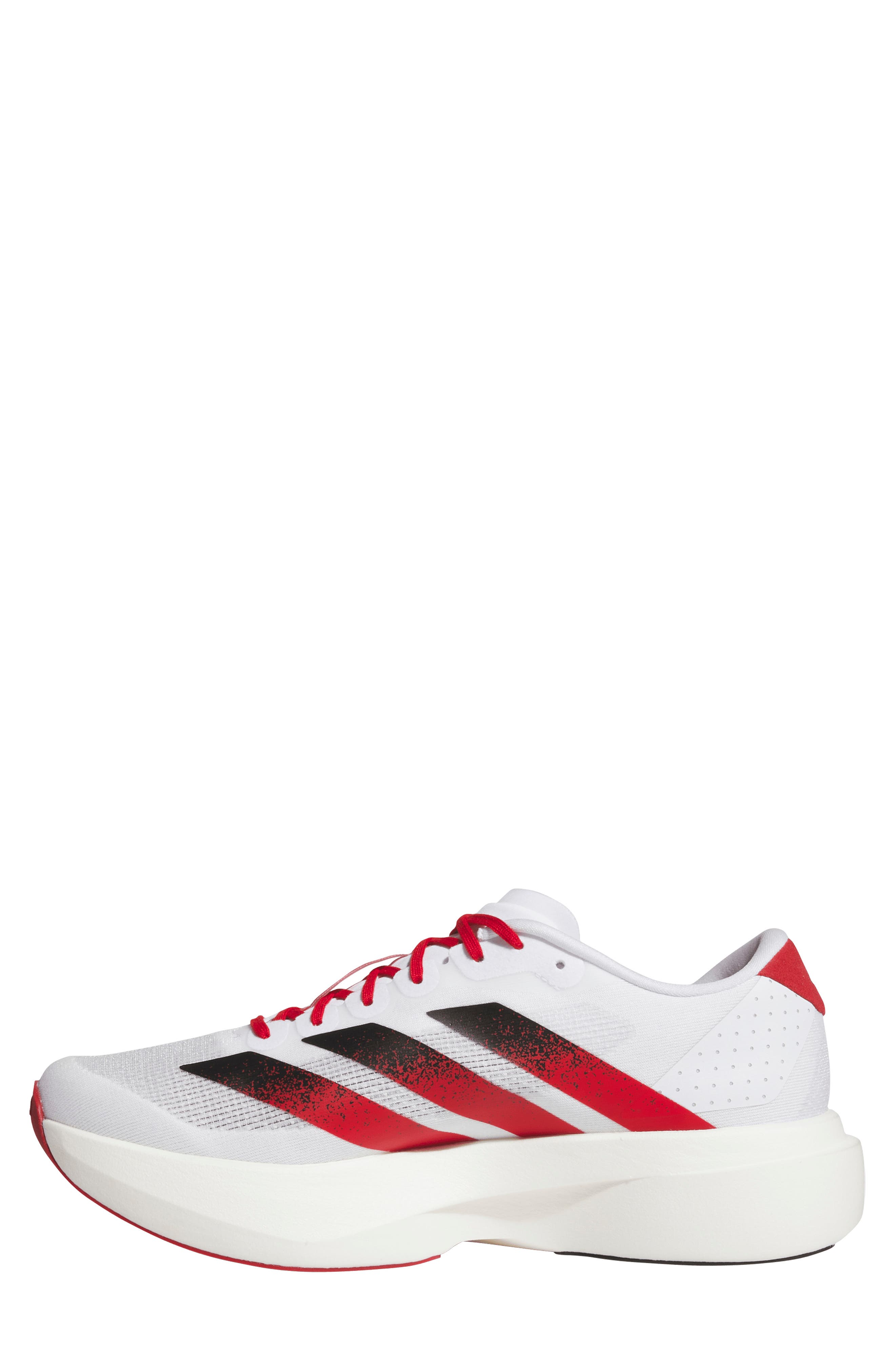 Adizero Evo SL Running Shoe, Alternate, color, WHITE