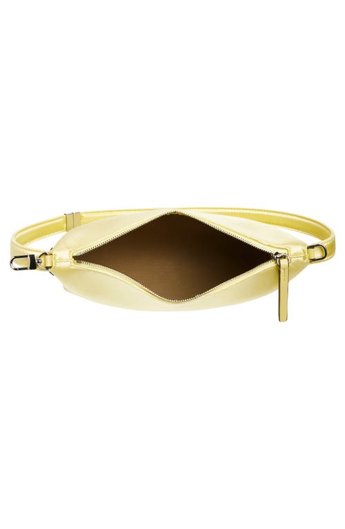 Totême Toteme Scoop Satin Wristlet In Yellow