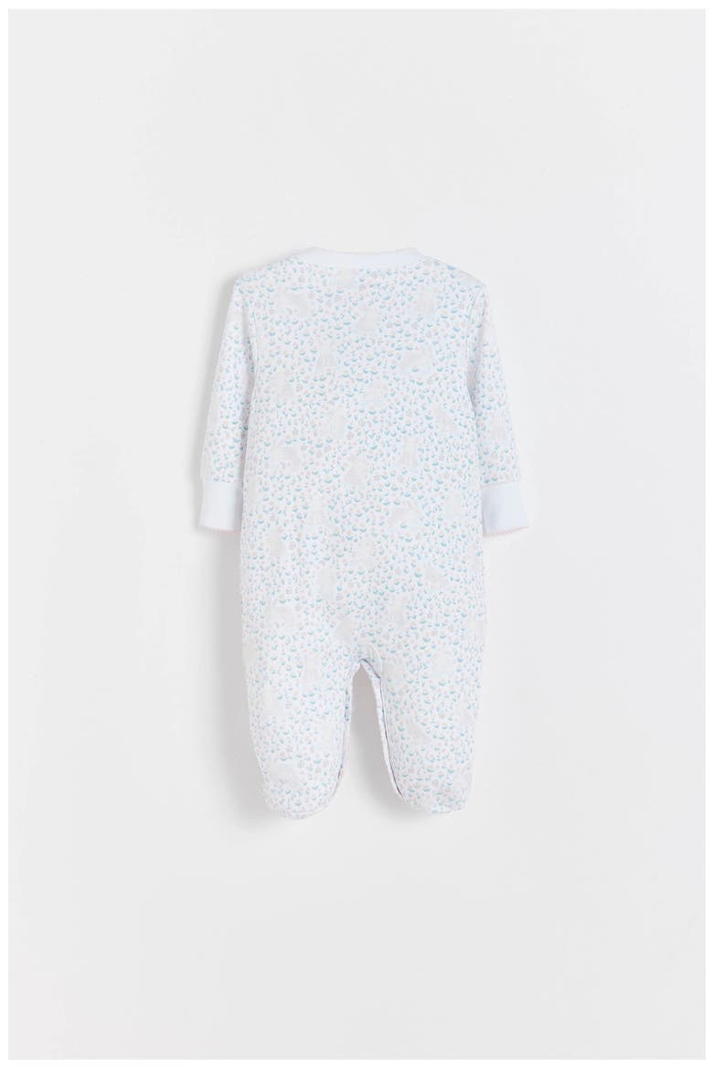 Caramel Front-Snap Footie for Infant, Alternate, color, FULL-PRINT
