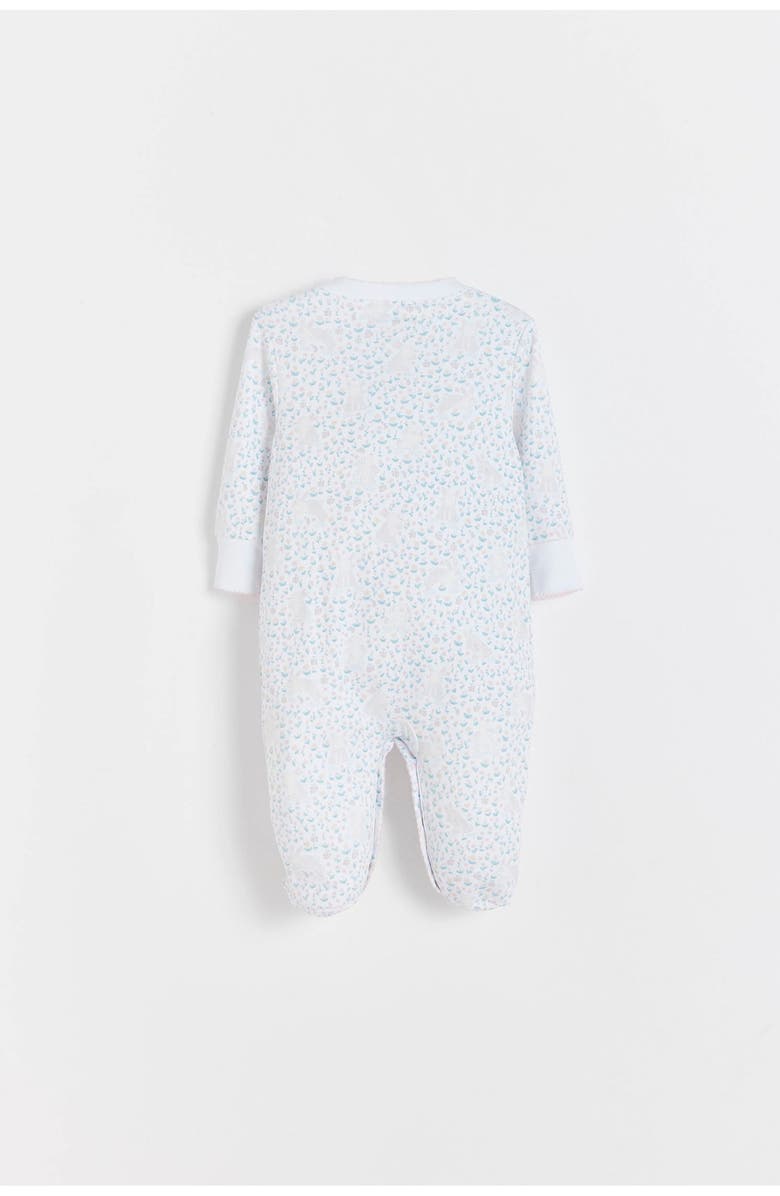 Babycottons Caramel Front-Snap Footie for Infant, Alternate, color, Full-Print