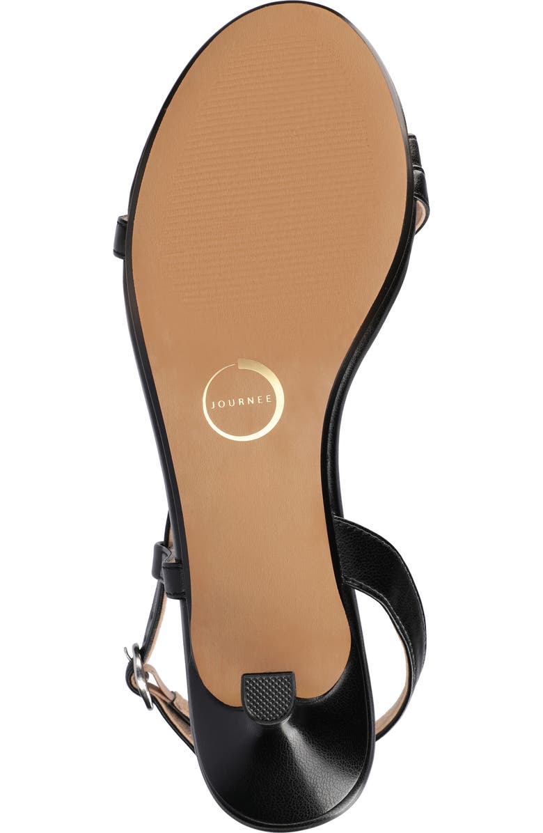 Journee Collection Jemry Kitten Heel Sandal, Alternate, color, Black Jemry