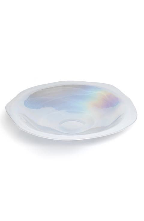 Luster Alabaster Wave Glass Bowl