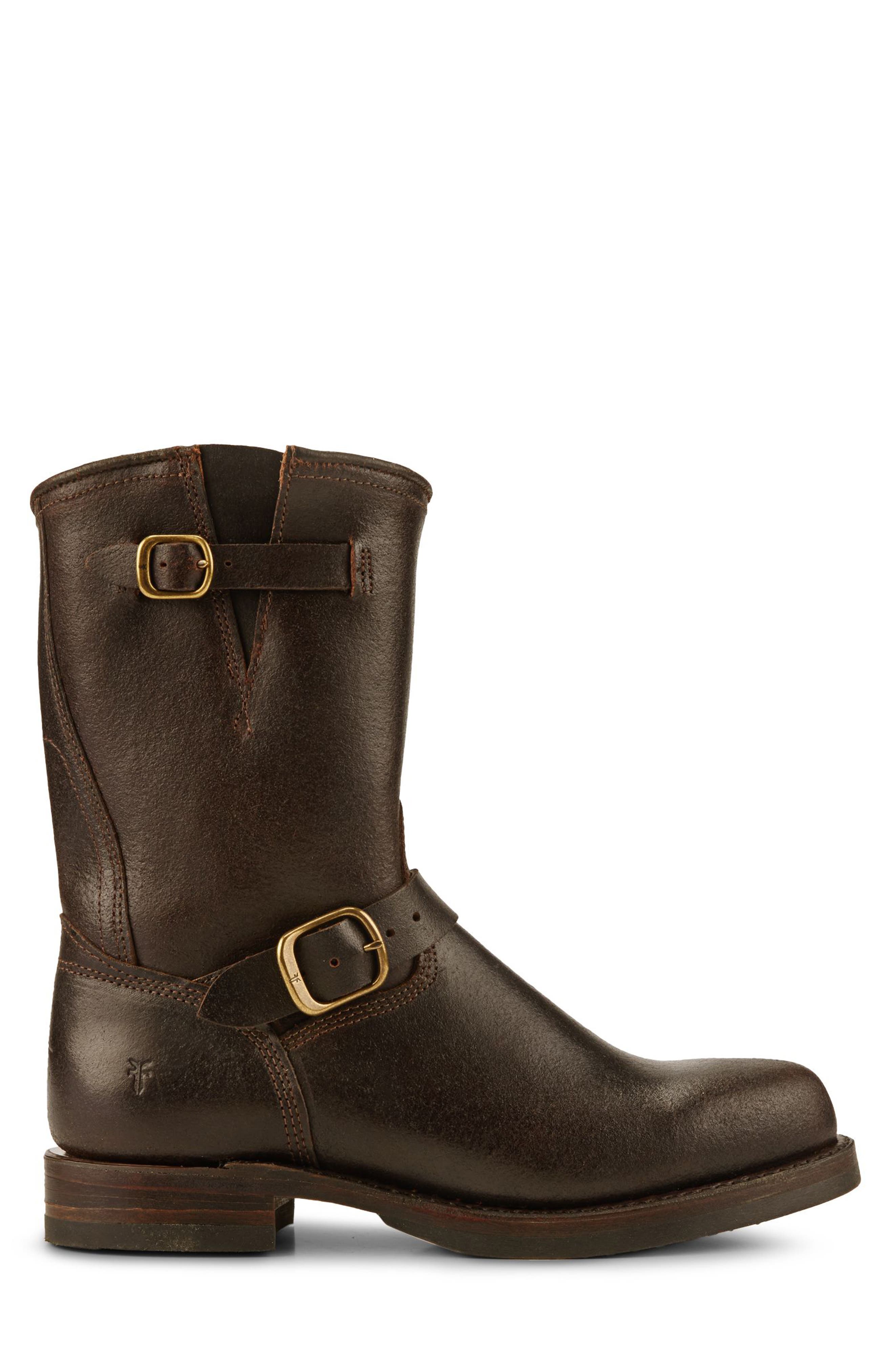 John Addison Engineer Boot, Alternate, color, BROWN